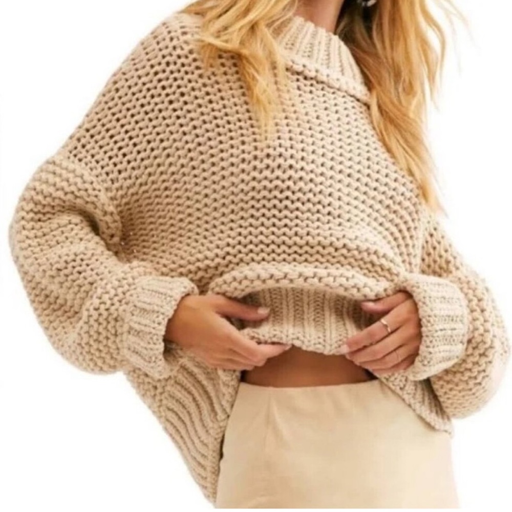 Free People-My Only Sunshine Sweater-Size Medium